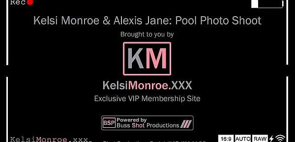  KM.AJ.02 Kelsi Monroe & Alexis Jane Pool Photoshoot